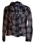 Title Unknown Plaid Black Pink Gray Blazer Size 2 - photo 2