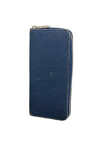 Louis Vuitton Louis Vuitton Taiga Zippy Wallet Vertical M32837 Ocean Men's Long (view 1)