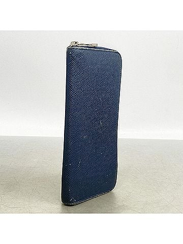 Louis Vuitton Louis Vuitton Taiga Zippy Wallet Vertical M32837 Ocean Men's Long (view 2)