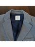 Gap 66% Polyester 31% Viscose 3% Spandex 100% Polyester Stripes Multi Color Blue White Blazer Size 4 - photo 4