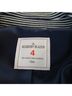 Gap 66% Polyester 31% Viscose 3% Spandex 100% Polyester Stripes Multi Color Blue White Blazer Size 4 - photo 3