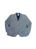 Gap 66% Polyester 31% Viscose 3% Spandex 100% Polyester Stripes Multi Color Blue White Blazer Size 4 - photo 1