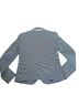 Gap 66% Polyester 31% Viscose 3% Spandex 100% Polyester Stripes Multi Color Blue White Blazer Size 4 - photo 2