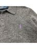 Polo by Ralph Lauren 100% Lambswool Solid Gray Purple Wool Pullover Sweater Size L - photo 2