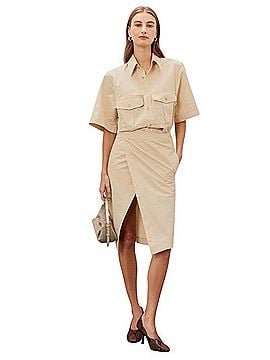 Petar Petrov Wrap Button Front Midi Shirt Dress Casual Dress (view 1)