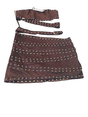 Akira Party's Here Suede Cut-out Mini Dress Casual Dress (view 1)