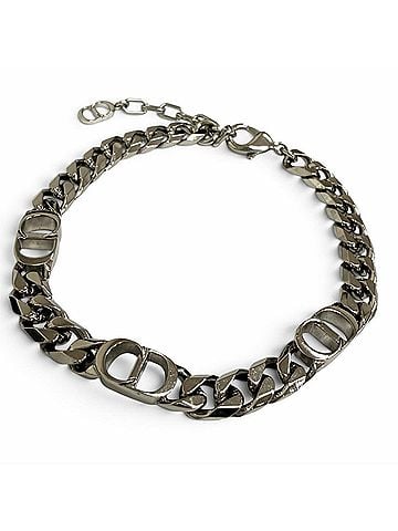 Dior Homme DIOR Dior Homme B1446HOMMT CD Icon Chain Link Bracelet, Silver, Men's/Women's, with Box and Dust Bag. (view 1)