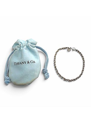 Tiffany & Co. TIFFANY&amp;Co. Tiffany 925 750 18K Twist Chain Bracelet, Silver &amp; Gold, Weight 6.05g, Men's Women's Accessory (view 2)