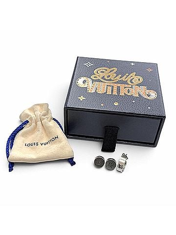 Louis Vuitton LOUIS VUITTON M02028 LV Tailor AG925 3-piece Earring Set, Silver, Made in Italy, Weight 9.75g, Men's/Women's Accessory, Comes with Box and Dust Bag. (view 2)