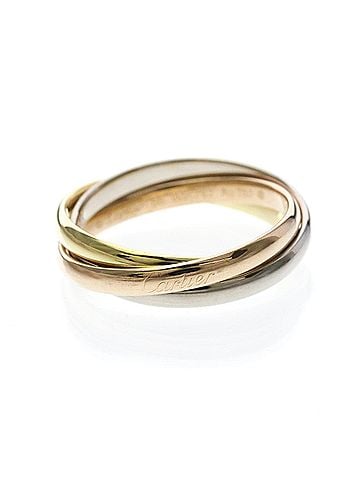 Cartier Cartier Trinity Ring Yellow Gold (18K),Pink Gold (18K),White Gold (18K) Fashion No Stone Band Ring Gold (view 1)