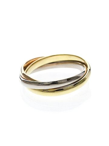 Cartier Cartier Trinity Ring Yellow Gold (18K),Pink Gold (18K),White Gold (18K) Fashion No Stone Band Ring Gold (view 2)
