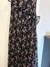 LoveShackFancy Floral Black Pink Casual Dress Size 10 - photo 3