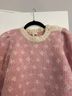 LoveShackFancy Floral Pink White Pullover Sweater Size M - photo 8