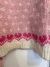 LoveShackFancy Floral Pink White Pullover Sweater Size M - photo 7
