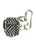 Thread Checkered-gingham Green White Crossbody Bag One size - photo 1