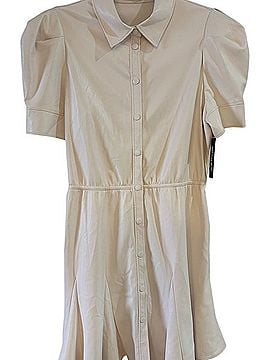 Alice + Olivia Faux Vegan Leather Dress Casual Dress (view 2)