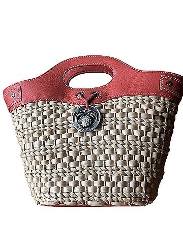 Tommy Bahama Tommy Bahamian leather straw tote Leather Tote (view 1)
