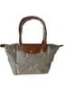 Longchamp 100% Canvas Gray Brown Tote One size - photo 1