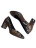 Donald J Pliner Snake Print Multi Color Heels Size 9 1/2 - photo 7