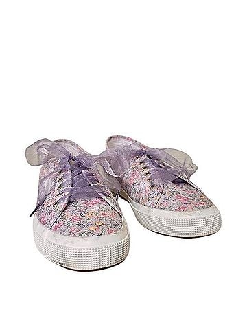 LoveShackFancy Whimsy Tulle Floral Sneakers (view 2)