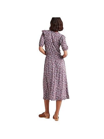 Boden Paisley Jersey Midi Dress Casual Dress (view 2)
