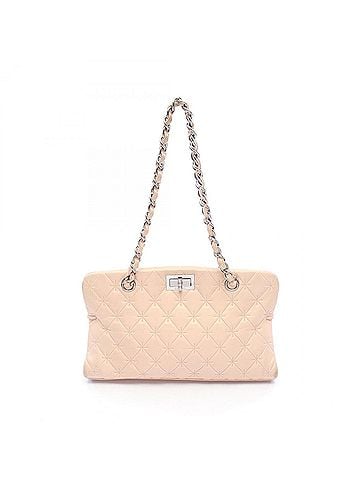 Chanel Chanel 2.55 Matelassé Shoulder Bag/Handbag, Lambskin Leather, Women's, Beige (view 1)
