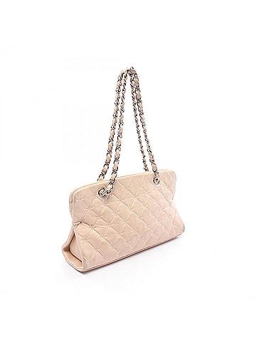 Chanel Chanel 2.55 Matelassé Shoulder Bag/Handbag, Lambskin Leather, Women's, Beige (view 2)