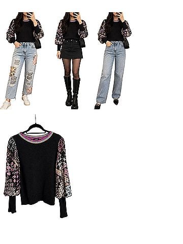 Fate Long Sleeve Blouse (view 1)