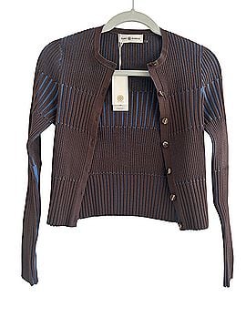 Tory Burch Shrunken Ribbed Cardigan (view 2)