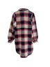 Lucca Couture Wool Blend Longline Plaid Shacket Jacket - photo 2