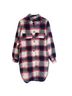 Lucca Couture Wool Blend Longline Plaid Shacket Jacket - photo 1