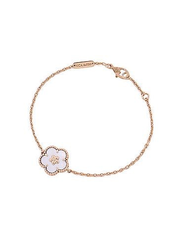 Van Cleef & Arpels Van Cleef &amp; Arpels Lucky Spring Plum Blossom Mother-of-Pearl Bracelet VCARP9V900 (view 1)