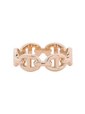 Hermès Hermes Chaine d'Ancre Enchainee PM Ring, 18KPG Pink Gold. (view 2)