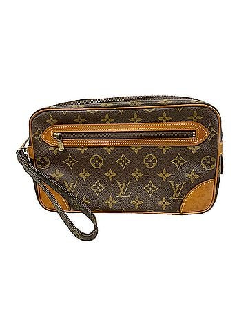 Louis Vuitton Louis Vuitton Monogram Marly Dragonne GM Clutch Bag M51825 Brown Men's (view 1)