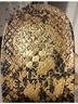 Vince Camuto Snake Print Brown Gold Heels Size 9 1/2 - photo 3