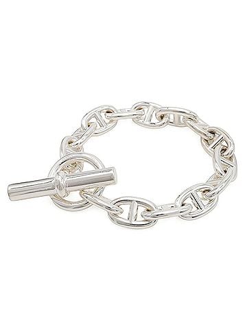 Hermès HERMES Chaine d'Ancre MM Bracelet, 14 links, SV925 Ag925 Silver (view 1)
