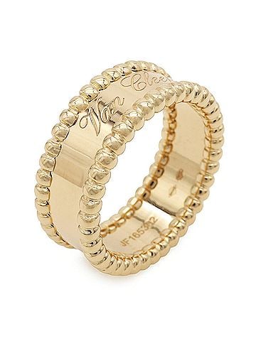 Van Cleef & Arpels Van Cleef &amp; Arpels Perlee Signature Ring, 18K Yellow Gold, VCAR03Y652 (view 1)