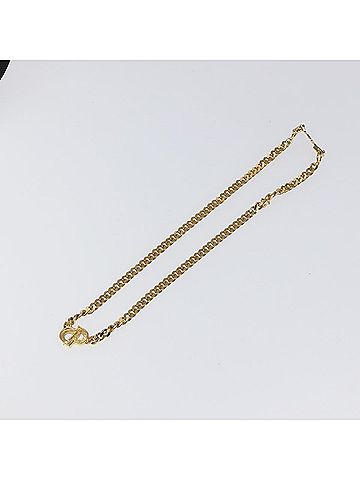 Dior Cd Pendant Metal And Crystals Gold Metal Necklace Jewelry (view 2)
