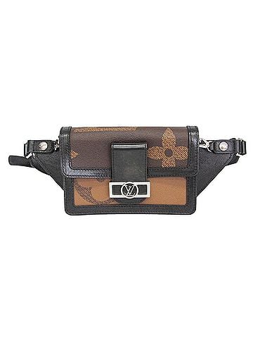 Louis Vuitton Dauphine Bumbag Reverse Monogram Giant Brown Canvas Crossbody Bag Bag (view 1)