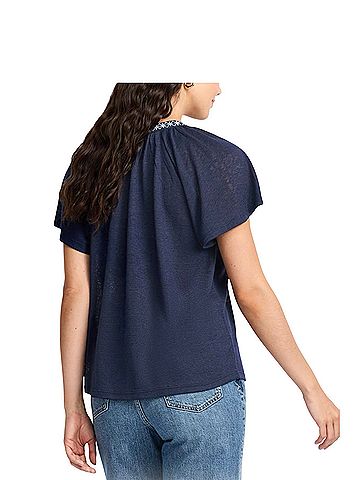 Bobeau Short Sleeve Blouse (view 2)