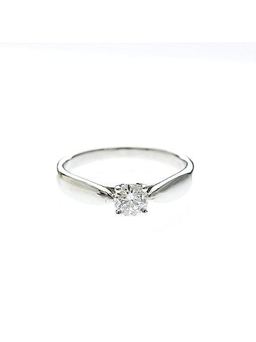 Tiffany & Co. Harmony Solitaire Platinum And Pave Diamonds With Rbc Diamond G/Vs1 Silver Platinum Ring Jewelry (view 1)
