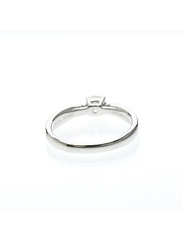 Tiffany & Co. Harmony Solitaire Platinum And Pave Diamonds With Rbc Diamond G/Vs1 Silver Platinum Ring Jewelry (view 2)