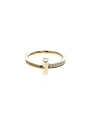 Tiffany & Co. T1 Ring 18K Rose Gold With Diamonds Gold Rose_Gold Ring Jewelry (view 1)