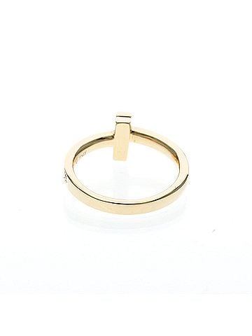 Tiffany & Co. T1 Ring 18K Rose Gold With Diamonds Gold Rose_Gold Ring Jewelry (view 2)