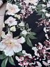 Cynthia Rowley 100% Polyester 100% Polyester Floral Black Blazer Size L - photo 7