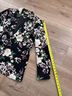Cynthia Rowley 100% Polyester 100% Polyester Floral Black Blazer Size L - photo 4
