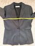 Tahari 67% Polyester 30% Rayon 3% Spandex 100% Polyester Gray Jacket Size 12 - photo 13