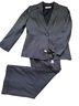 Tahari 67% Polyester 30% Rayon 3% Spandex 100% Polyester Gray Jacket Size 12 - photo 3