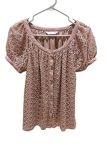 Lauren Conrad Short Sleeve Blouse (view 1)