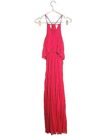 Petal and Pup Gia Pleated Halterneck Maxi Dress Cocktail Dress (view 2)